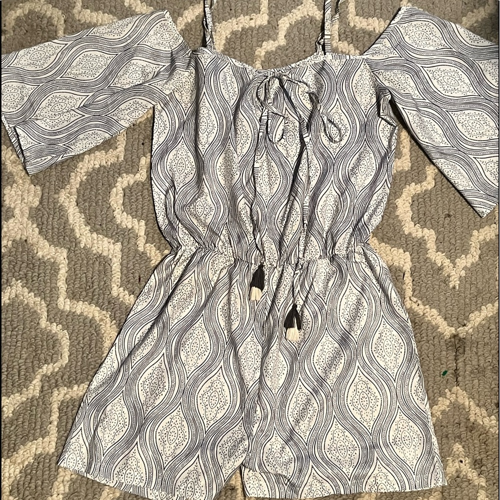 Boutique woman shorts romper set
